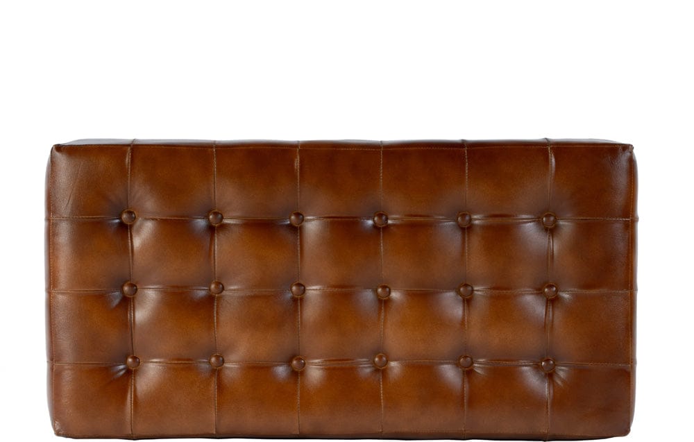 Butler Specialty Company Kingston 36 in. W Leather Upholstered Accent Bench  - Brown - 5881344 view 3