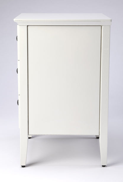 Butler Specialty Company - Kinsley 18 in. W Rectangular 3 Drawer Nightstand, Off-White - 5249304