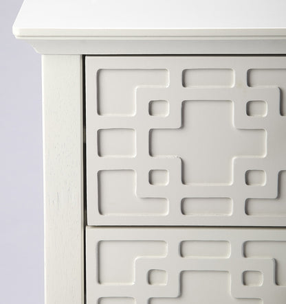 Butler Specialty Company - Kinsley 18 in. W Rectangular 3 Drawer Nightstand, Off-White - 5249304