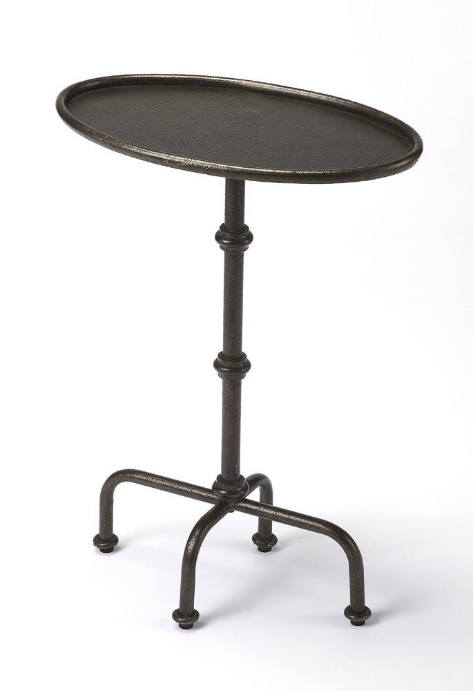 Butler Specialty Company - Kira Metal Pedestal Table, Gray - 4002025