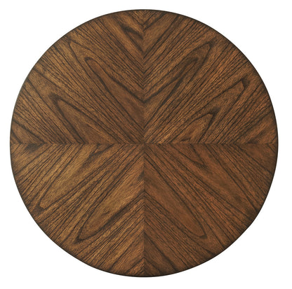 Butler Specialty Company - Lacey Round Set of 2 Wood Nesting Tables, Dark Brown - 2249275