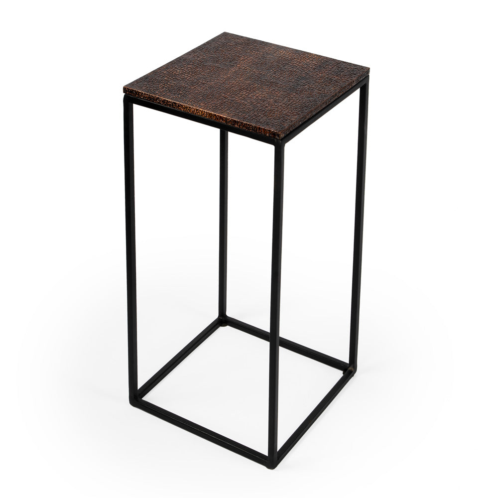 Butler Specialty Company - Lacrossa 11.75 in. W Wood & Metal Side Table, Bronze - 5559025