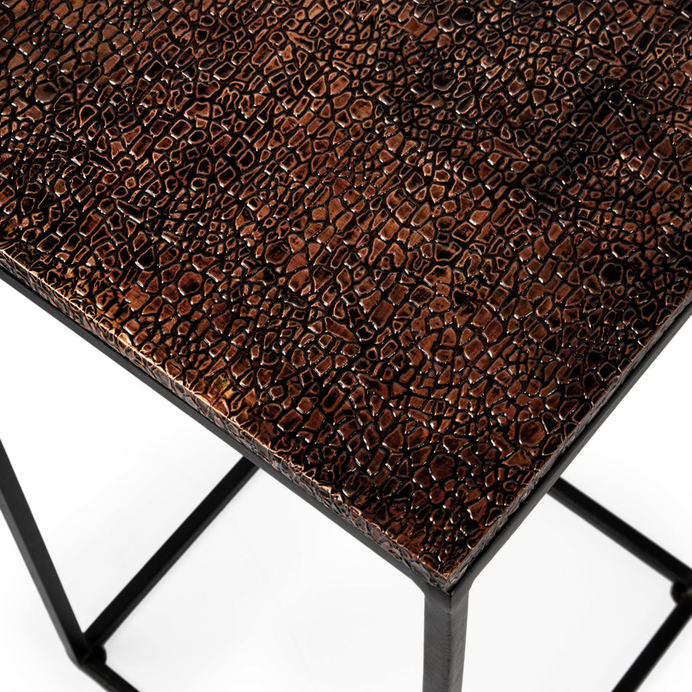 Butler Specialty Company - Lacrossa 11.75 in. W Wood & Metal Side Table, Bronze - 5559025