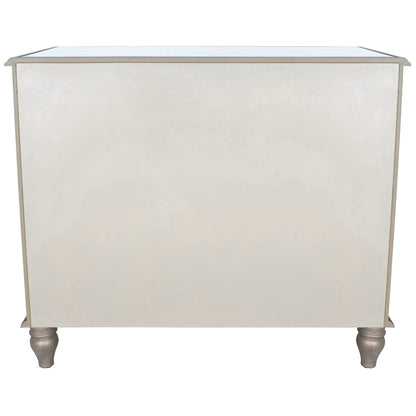 Butler Specialty Company - Laflin 38 in. W Rectangular Mirrored 3 Drawer Console Chest, Silver - 1122146