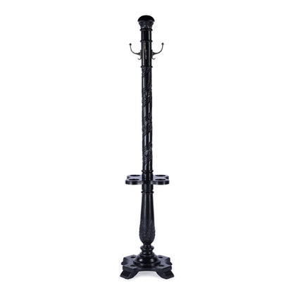 Butler Specialty Company - Heritage - Laird 70 in. H Wood Free-Standing Coat Rack With Umbrella Holder, Black - 971111