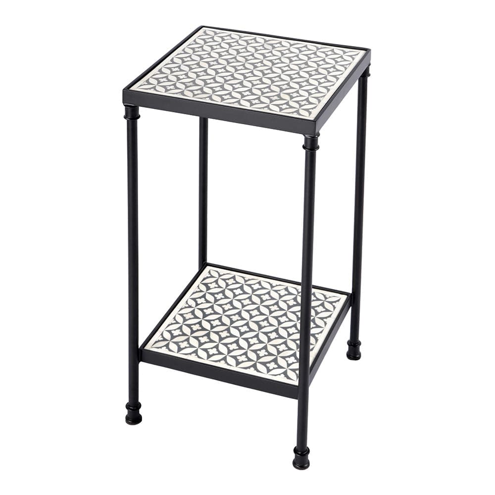 Butler Specialty Company - Lana Resin and Bone Inlay Side Table, Gray - 5785321 View 1