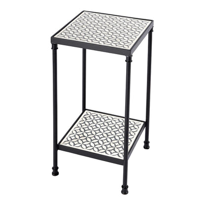 Butler Specialty Company - Lana Resin and Bone Inlay Side Table, Gray - 5785321 View 1