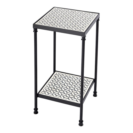 Butler Specialty Company - Lana Resin and Bone Inlay Side Table, Gray - 5785321 View 1