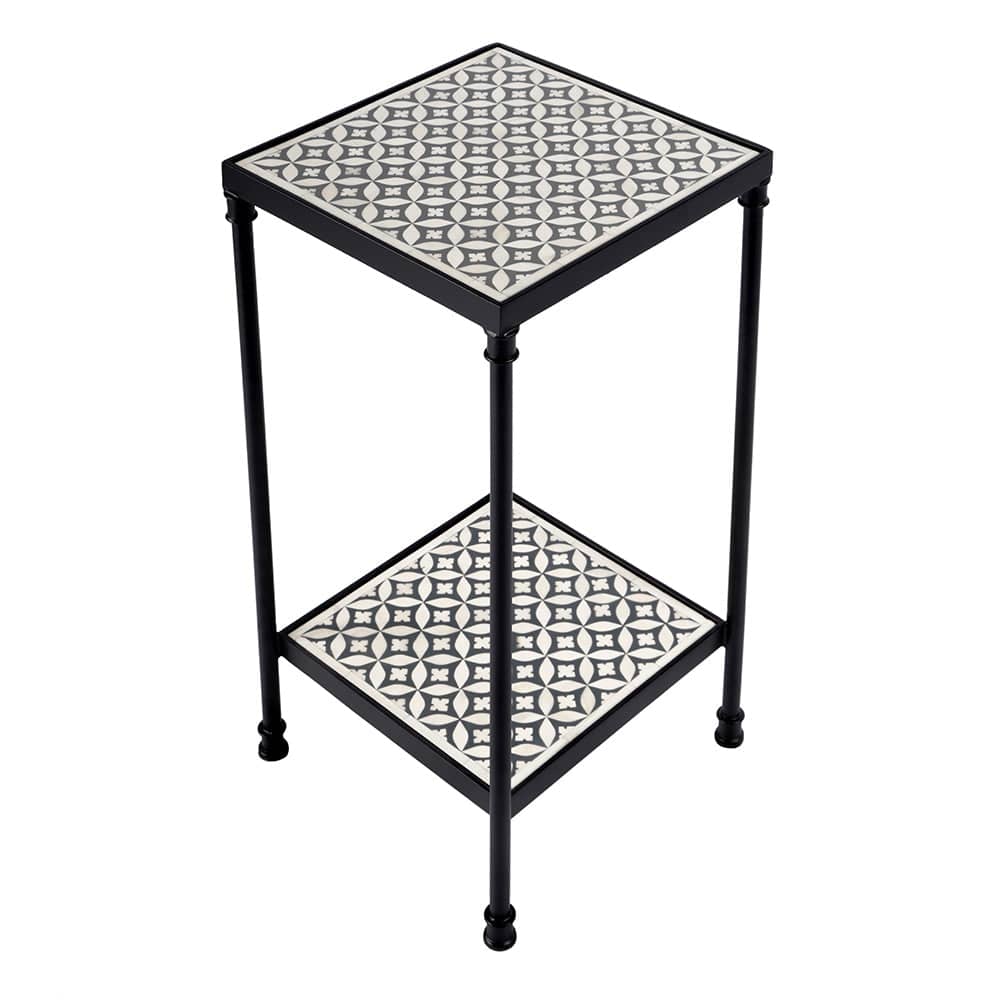 Butler Specialty Company - Lana Resin and Bone Inlay Side Table, Gray - 5785321 View 2