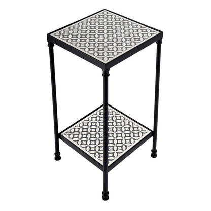 Butler Specialty Company - Lana Resin and Bone Inlay Side Table, Gray - 5785321 View 2