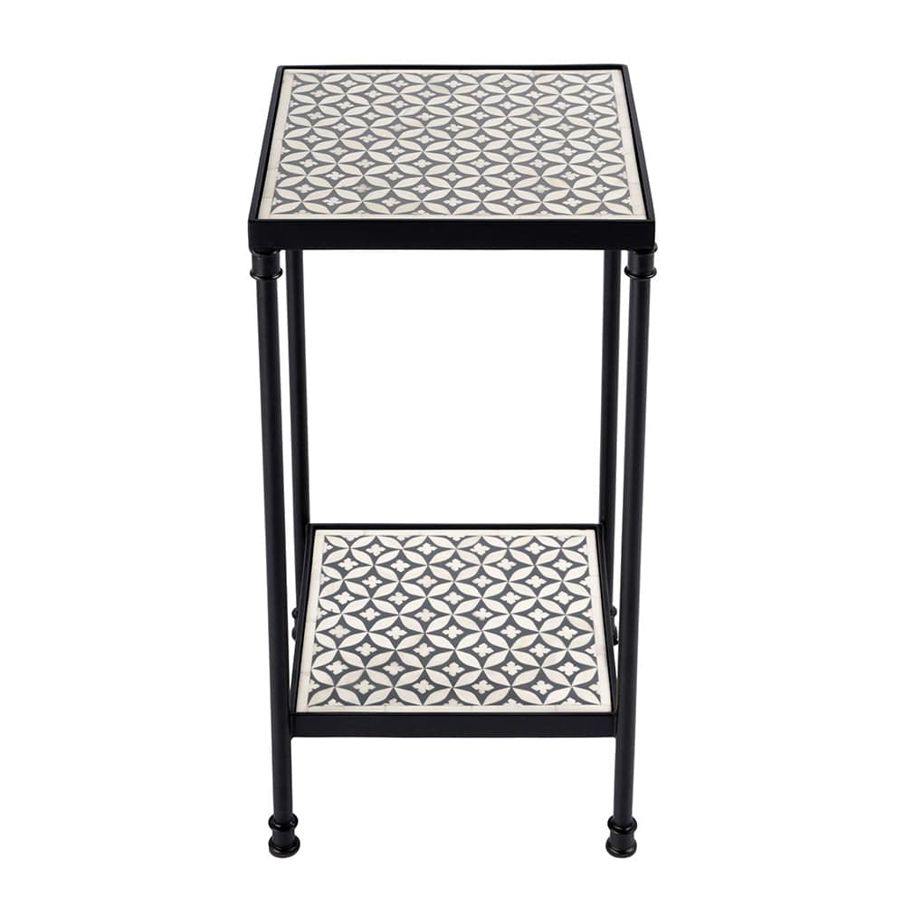 Butler Specialty Company - Lana Resin and Bone Inlay Side Table, Gray - 5785321 View 3