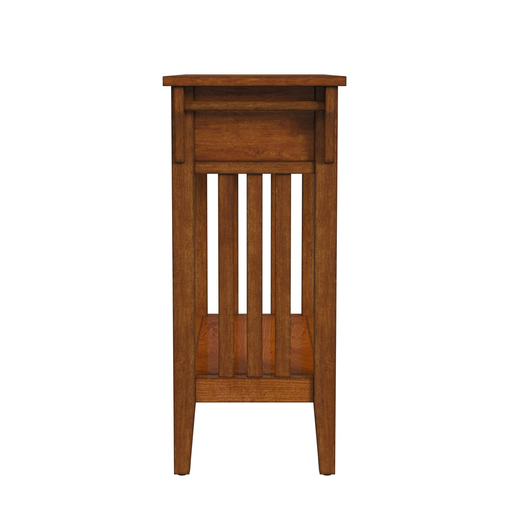 Butler Specialty Company - Larina Burl 2- Drawer Console Table, Medium Brown - 5217101