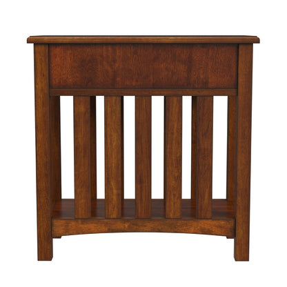 Butler Specialty Company - Larina One- Drawer Shaker Side Table, Light Brown - 5216101