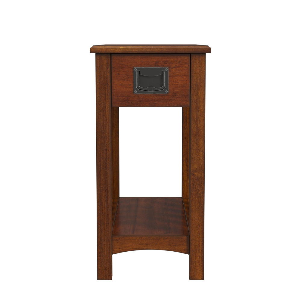 Butler Specialty Company - Larina One- Drawer Shaker Side Table, Light Brown - 5216101