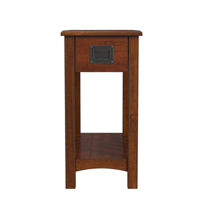 Butler Specialty Company - Larina One- Drawer Shaker Side Table, Light Brown - 5216101
