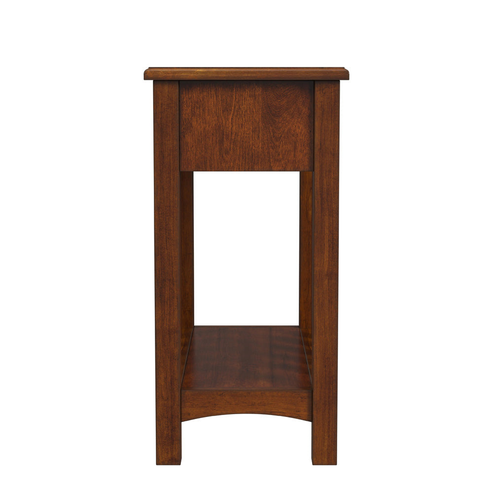 Butler Specialty Company - Larina One- Drawer Shaker Side Table, Light Brown - 5216101