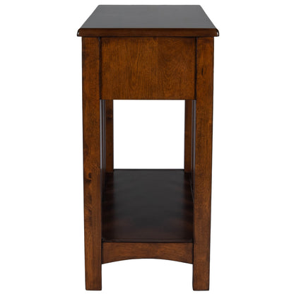 Butler Specialty Company - Larina Shaker Wood Side Table, Dark Brown - 5216024