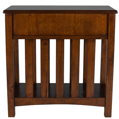 Butler Specialty Company - Larina Shaker Wood Side Table, Dark Brown - 5216024