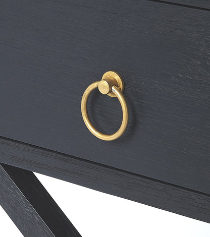 Butler Specialty Company - Lark 19 in. W Rectangular Wood 1 Drawer Nightstand, Navy Blue - 5385291