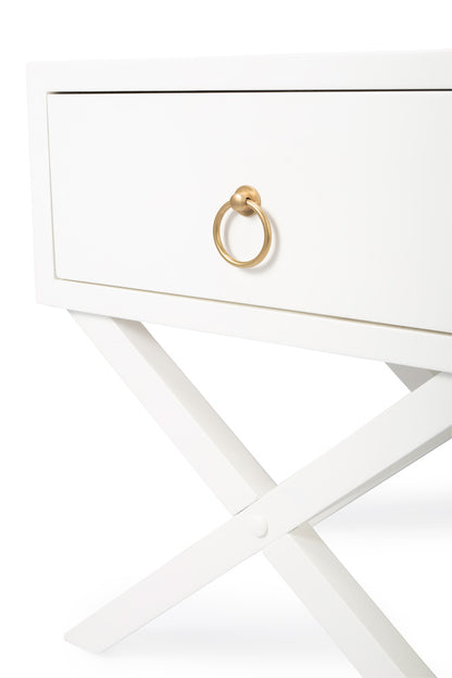 Butler Specialty Company - Lark 19 in. W Rectangular Wood 1 Drawer Nightstand, White - 5385304