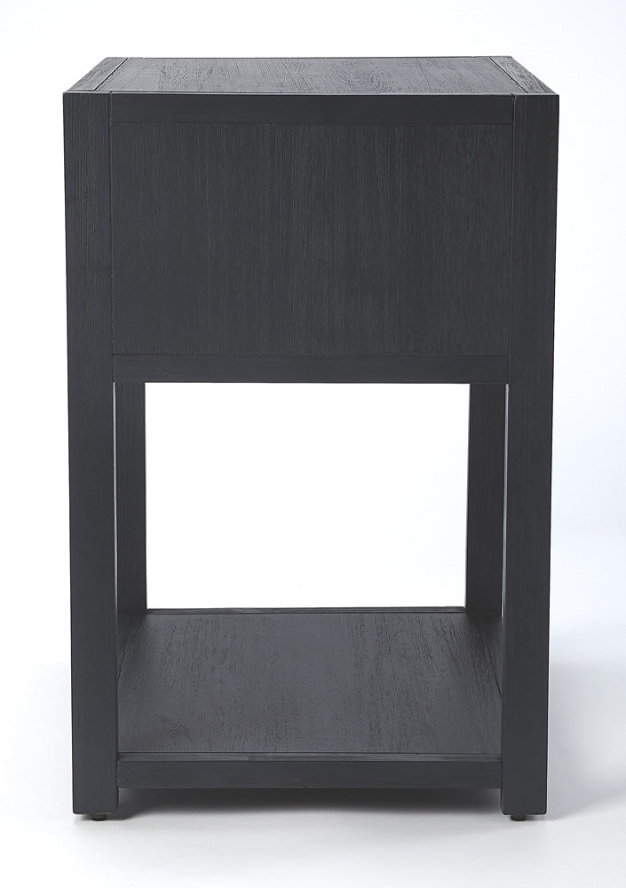 Butler Specialty Company - Lark 21 in. W Rectangular Wood 1 Drawer with Lower Shelf End Table, Navy Blue - 5384291