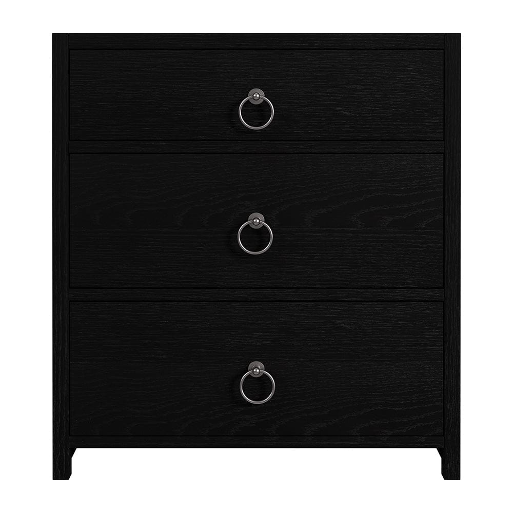 Butler Specialty Company - Lark 25 in. W Wood 3 Drawer Nightstand, Black - 5671432 View 2