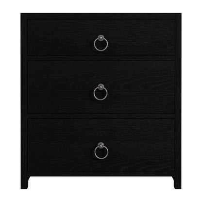 Butler Specialty Company - Lark 25 in. W Wood 3 Drawer Nightstand, Black - 5671432 View 2