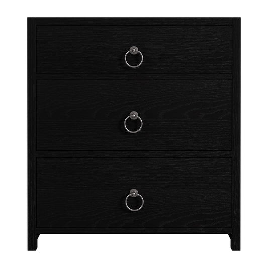 Butler Specialty Company - Lark 25 in. W Wood 3 Drawer Nightstand, Black - 5671432 View 2