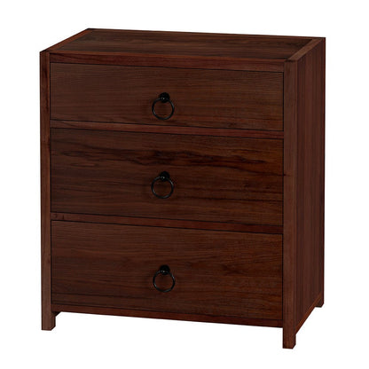 Butler Specialty Company - Lark 25 in. W Wood 3 Drawer Nightstand, Medium Brown - 5671489 View 1