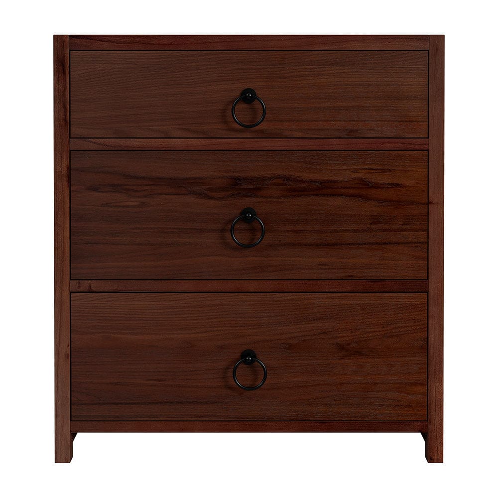 Butler Specialty Company - Lark 25 in. W Wood 3 Drawer Nightstand, Medium Brown - 5671489 View 2
