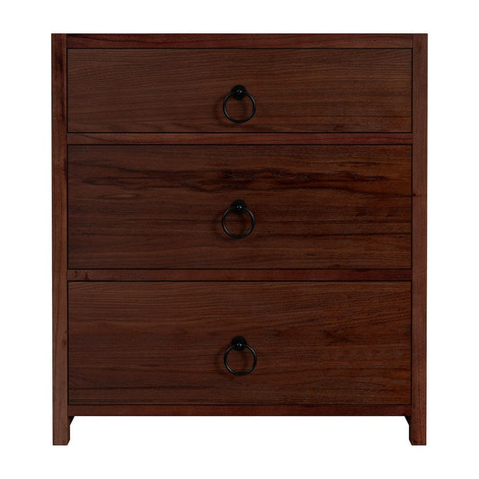 Butler Specialty Company - Lark 25 in. W Wood 3 Drawer Nightstand, Medium Brown - 5671489 View 2