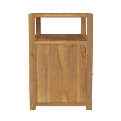 Butler Specialty Company - Lark 28 in. W Rectangular Wood 2 Drawer Nightstand, Light Brown - 5670312