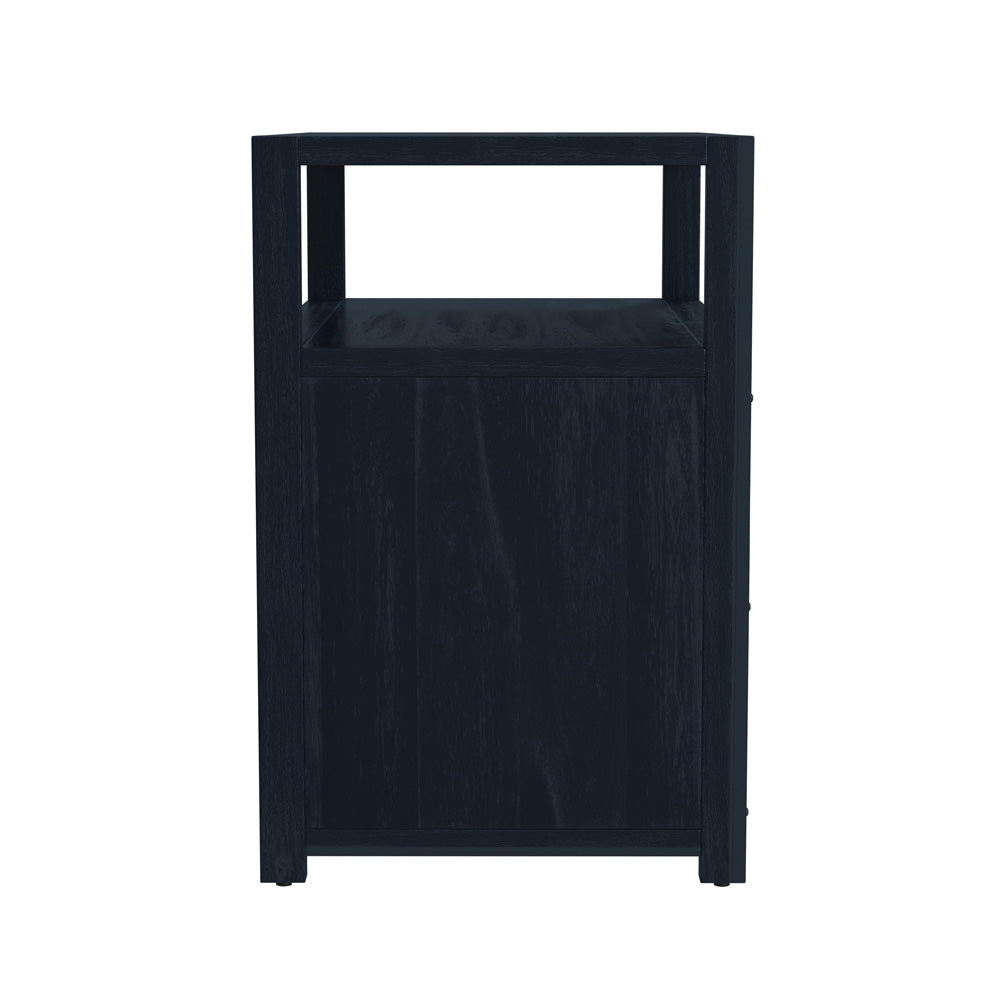 Butler Specialty Company - Lark 28 in. W Rectangular Wood 2 Drawer Nightstand, Navy Blue - 5670291
