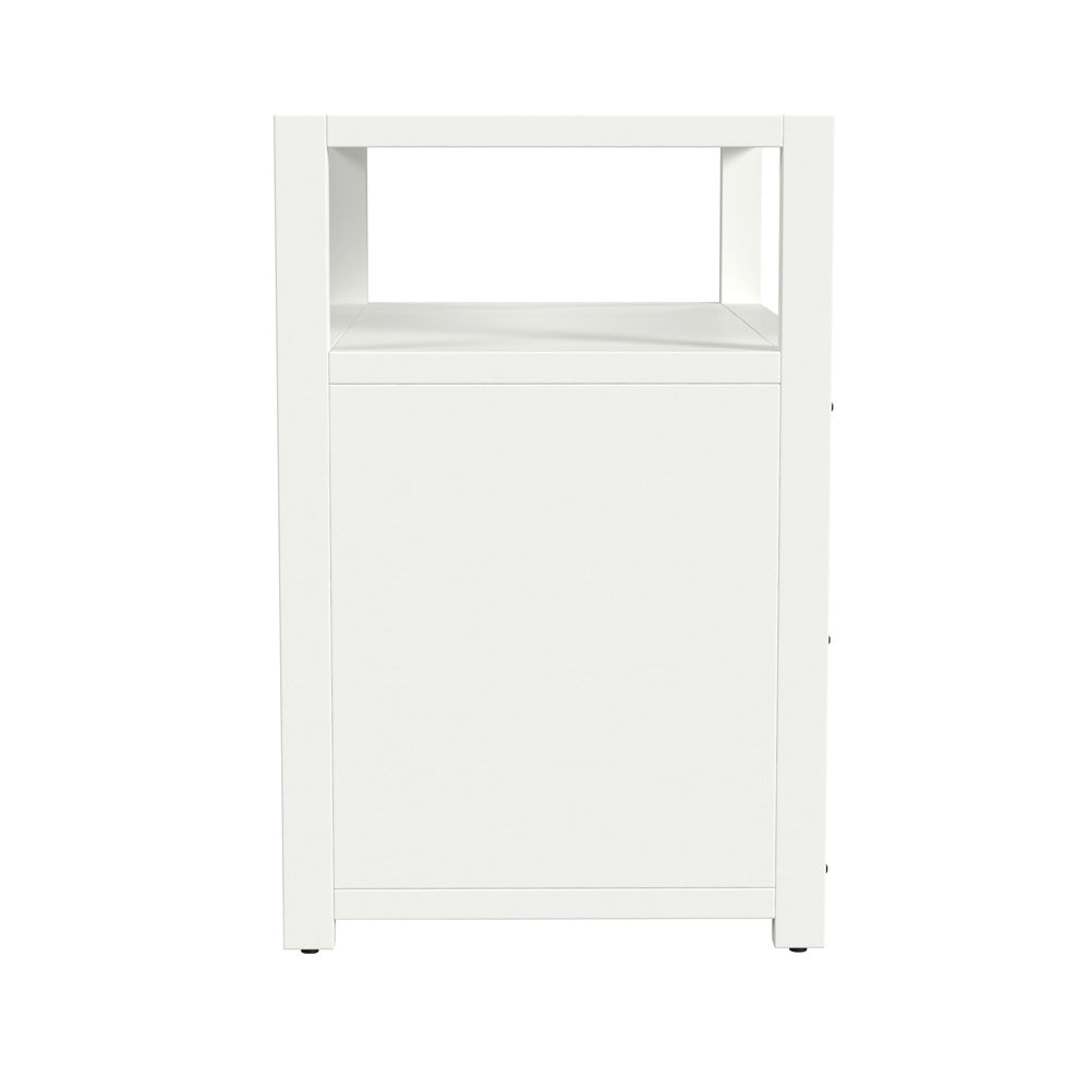 Butler Specialty Company - Lark 28 in. W Rectangular Wood 2 Drawer Nightstand, White - 5670304