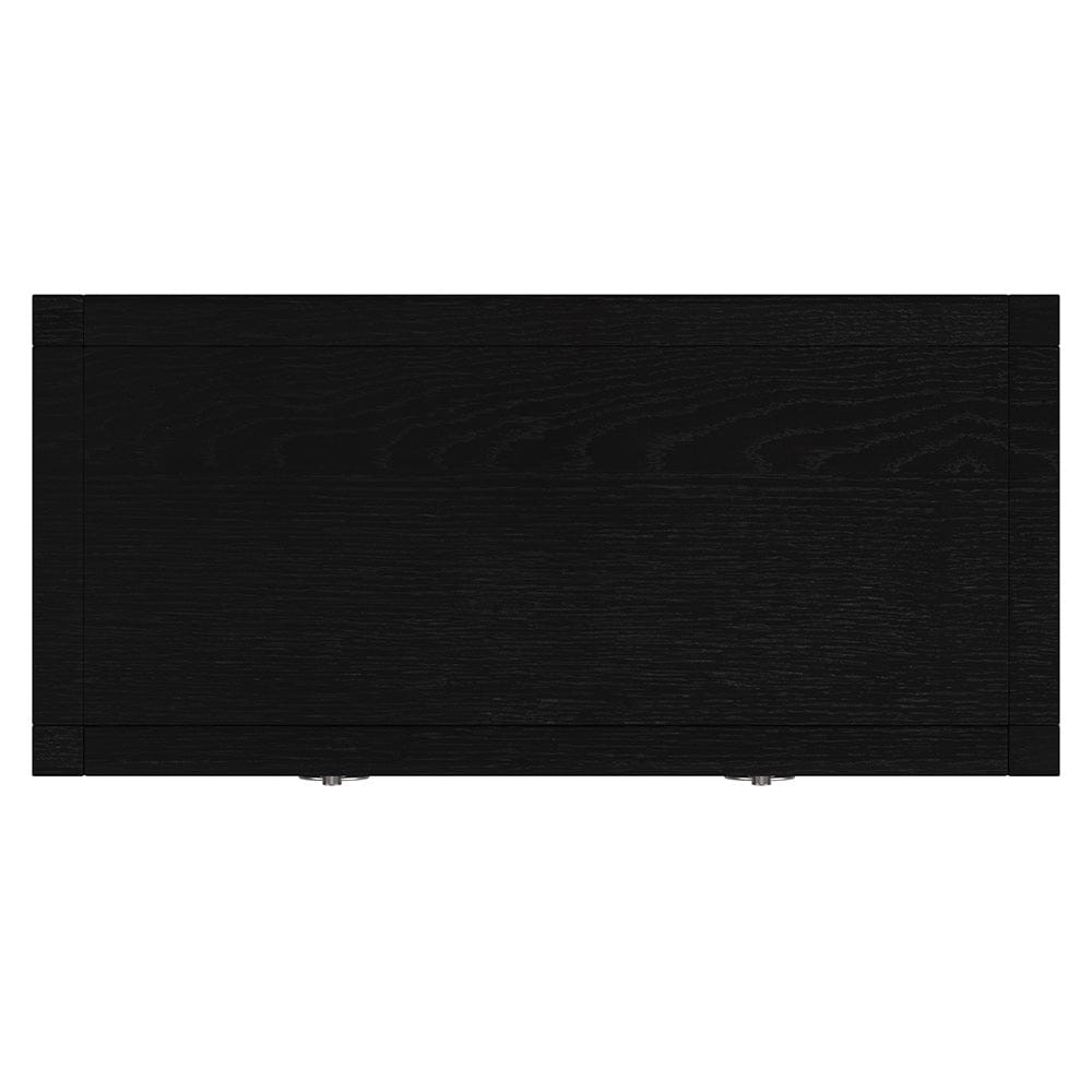 Butler Specialty Company - Lark 30 in W Rectangular Wood 1Drawer Nightstand w Lower Open Shelf, Black - 5675432 View 4