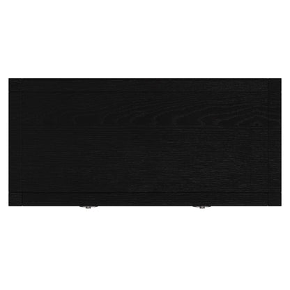 Butler Specialty Company - Lark 30 in W Rectangular Wood 1Drawer Nightstand w Lower Open Shelf, Black - 5675432 View 4