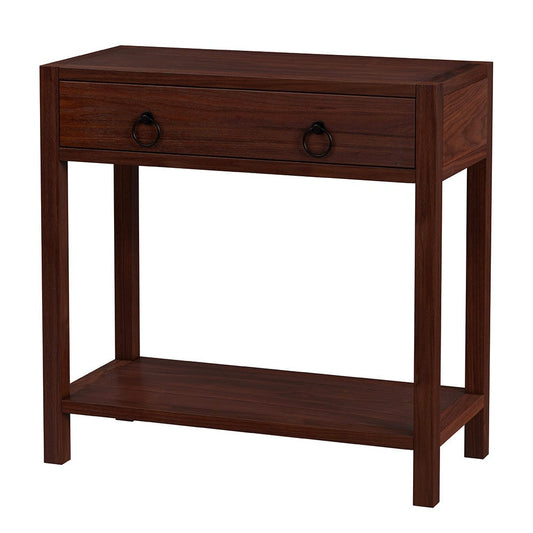 Butler Specialty Company - Lark 30 in W Rectangular Wood 1Drawer Nightstand w Lower Open Shelf, Medium Brown - 5675489 View 1