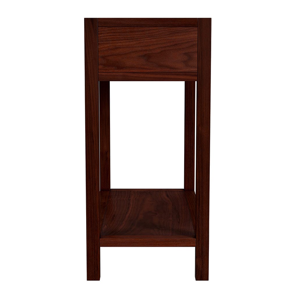 Butler Specialty Company - Lark 30 in W Rectangular Wood 1Drawer Nightstand w Lower Open Shelf, Medium Brown - 5675489 View 3
