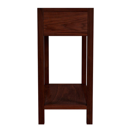 Butler Specialty Company - Lark 30 in W Rectangular Wood 1Drawer Nightstand w Lower Open Shelf, Medium Brown - 5675489 View 3