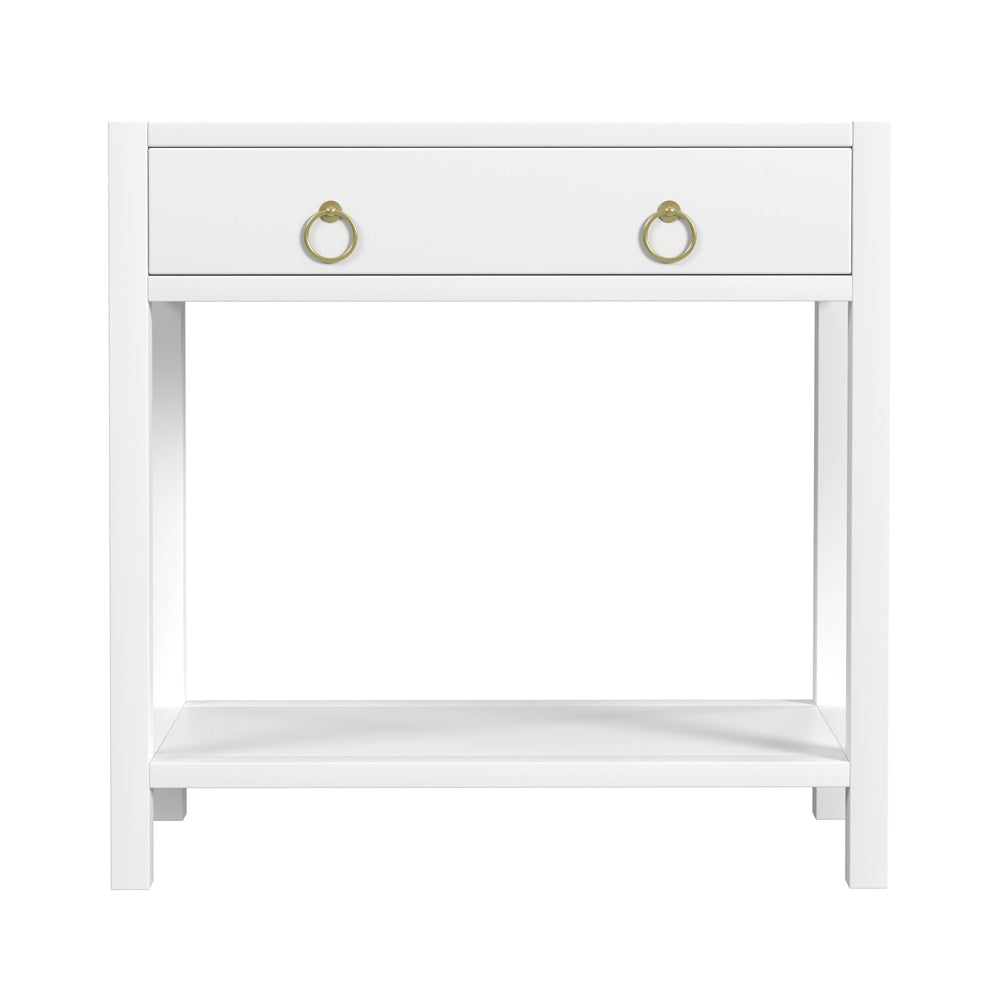 Butler Specialty Company - Lark 30 in. W Rectangular Wood 1 Drawer Nightstand, White - 5675304