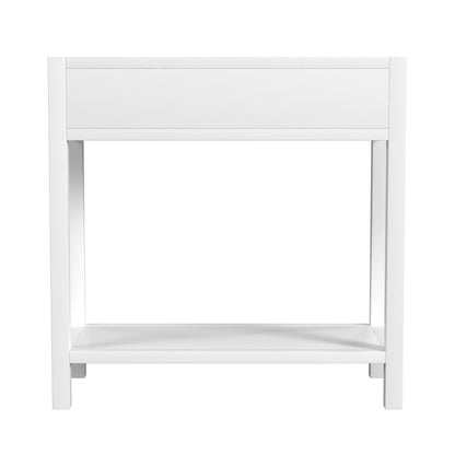 Butler Specialty Company - Lark 30 in. W Rectangular Wood 1 Drawer Nightstand, White - 5675304