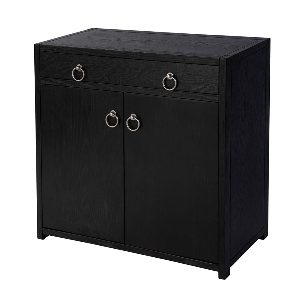 Butler Specialty Company - Lark 31 in. W Rectangular Wood Accent Storage Cabinet w 1 Drawer and 2 Doors, Black - 5673432 View 1