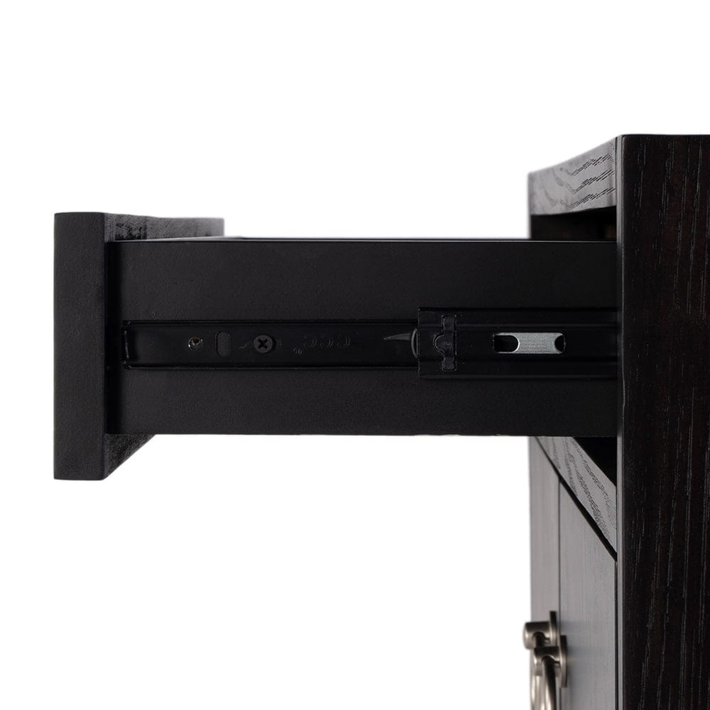 Butler Specialty Company - Lark 31 in. W Rectangular Wood Accent Storage Cabinet w 1 Drawer and 2 Doors, Black - 5673432 View 4