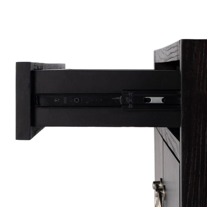 Butler Specialty Company - Lark 31 in. W Rectangular Wood Accent Storage Cabinet w 1 Drawer and 2 Doors, Black - 5673432 View 4