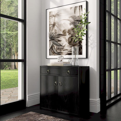 Butler Specialty Company - Lark 31 in. W Rectangular Wood Accent Storage Cabinet w 1 Drawer and 2 Doors, Black - 5673432 view 6