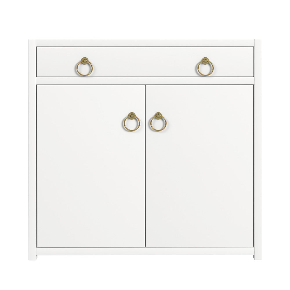 Butler Specialty Company - Lark 31 in. W Rectangular Wood 2 Door Accent Storage Cabinet, White - 5673304