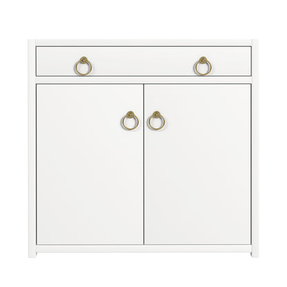 Butler Specialty Company - Lark 31 in. W Rectangular Wood 2 Door Accent Storage Cabinet, White - 5673304