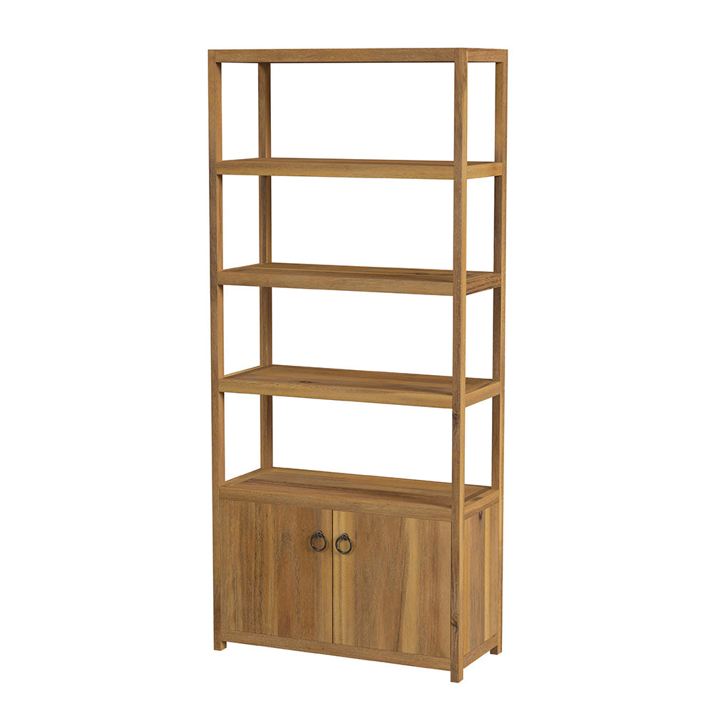 Butler Specialty Company - Lark 32 in. W x 72 in. H Wood 4 Tier Etagere Bookcase, Natural - 5674312 View 1