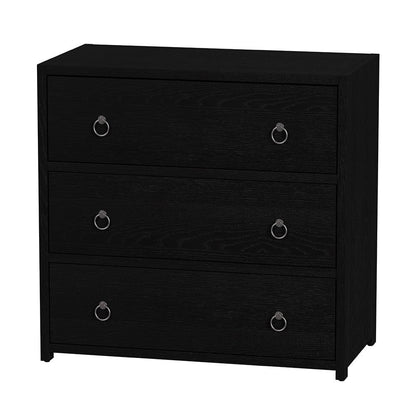 Butler Specialty Company - Lark 34 in. W Rectangular Wood 3 Drawer Dresser, Black - 5392432 View 1