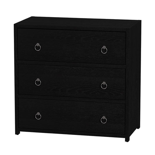 Butler Specialty Company - Lark 34 in. W Rectangular Wood 3 Drawer Dresser, Black - 5392432 View 1